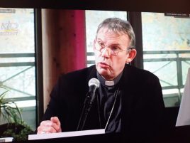 Lourdes, 8 novembre 2021, mons. Dominique Blanchet vescovo di Créteil 