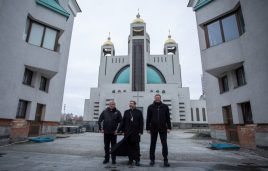 Kiev, visita del card. Krajewski