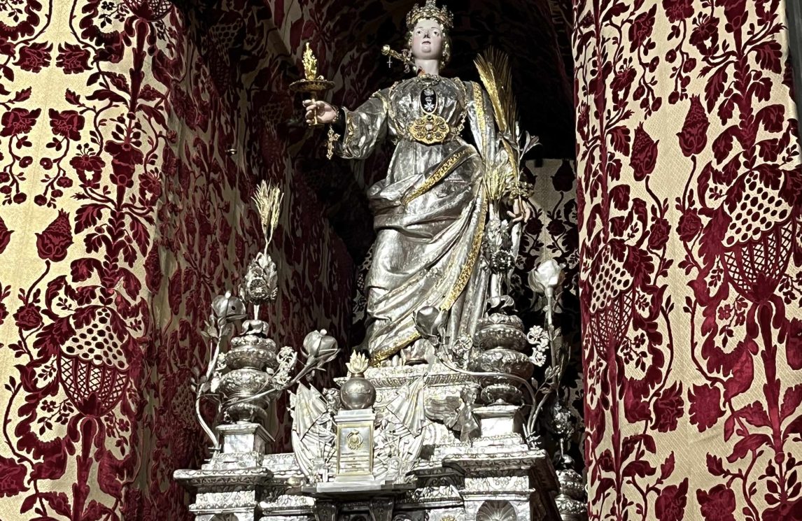 La peregrinatio della santa siracusana in terra natia