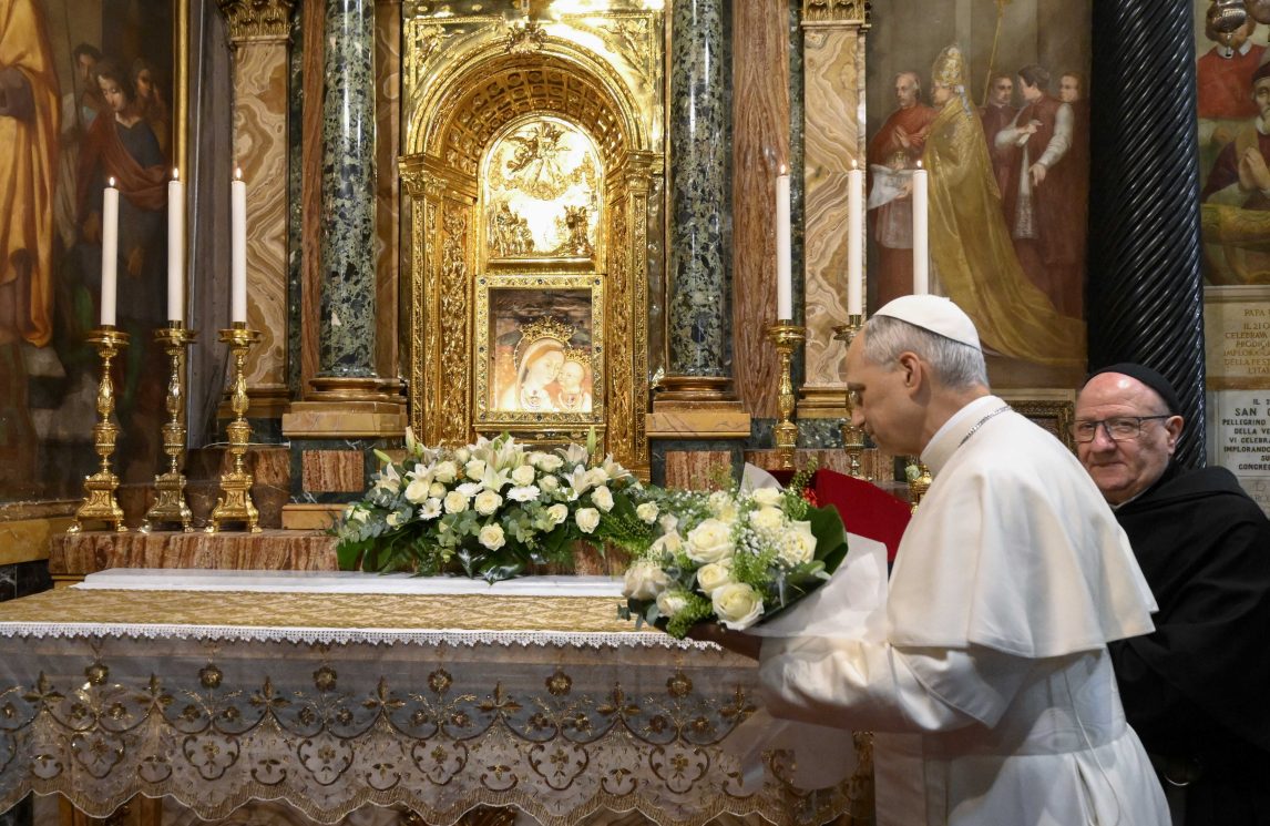 A Genazzano l'affresco che attende Leone XIV