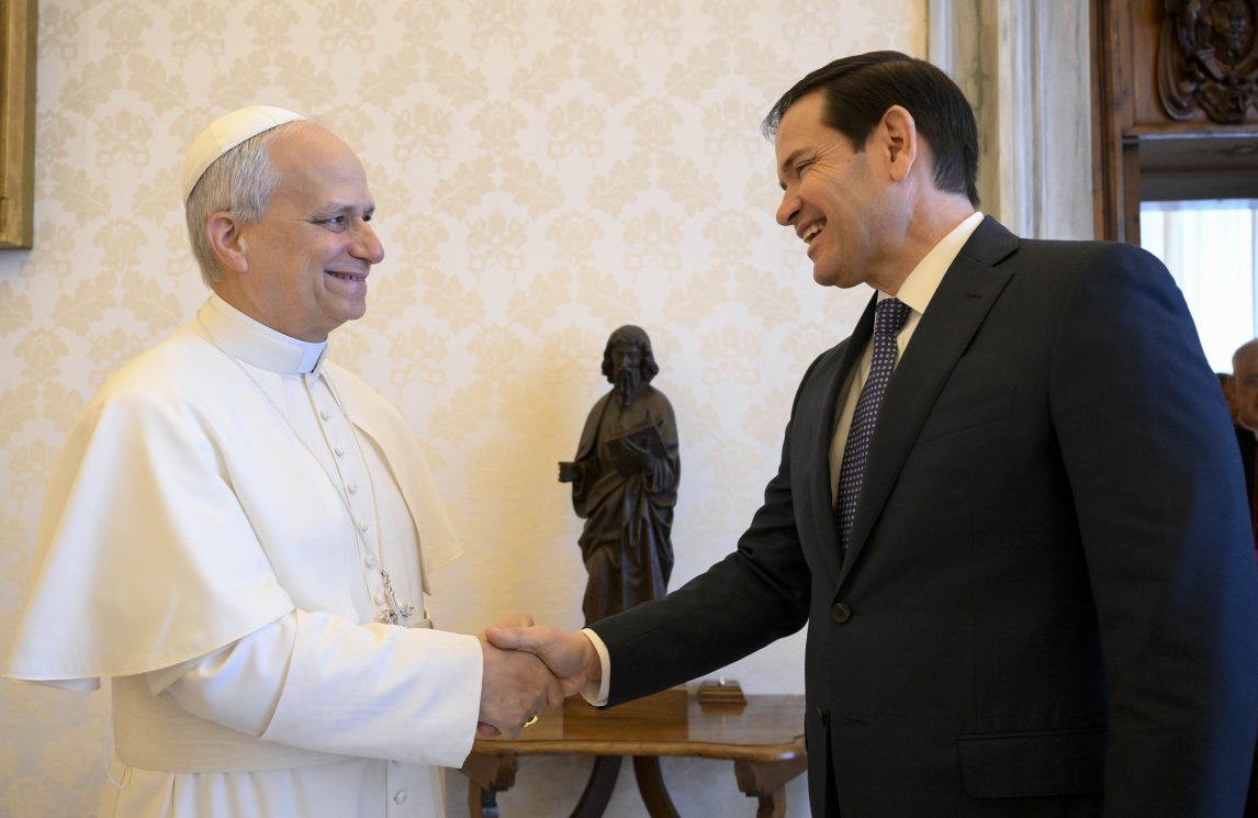 Domani il segretario di Stato americano Rubio dal Papa